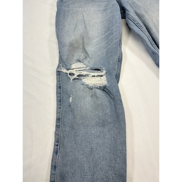 Holister Women's Ultra High‎ Rise Vintage Straight Jeans W29 L27 Distressed - Picture 3 of 8